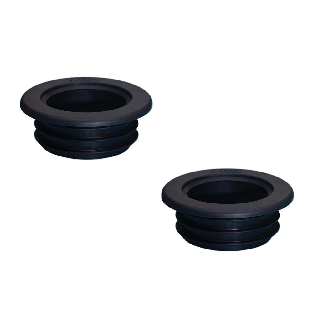 PipeSnug 40mm Waste Pipe Collar Black - Pack of 2 | Drainage Superstore®