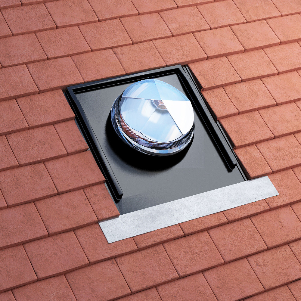 Monodraught Diamond Dome Sunpipe 230mm Plain Tile Roof Kit Up To 45dg Pitch
