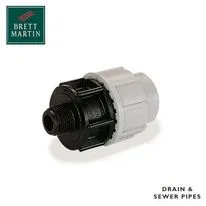 Plasson Male Adaptor BSP Thread - 50mm x 1 1/2''
