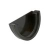 Brett Martin Plastic Guttering Deepstyle Industrial External Stopend 170mm - Black