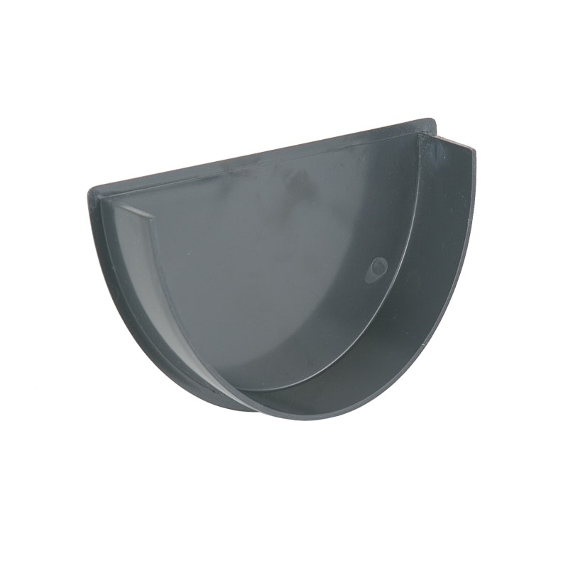 Plastic Guttering Deepstyle Internal Stopend 115mm - Anthracite Grey