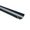 Brett Martin Plastic Guttering Half Round Style 4m Length 112mm - Black