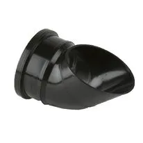 Brett Martin Plastic Guttering Industrial Downpipe Shoe 112.5dg 110mm - Black