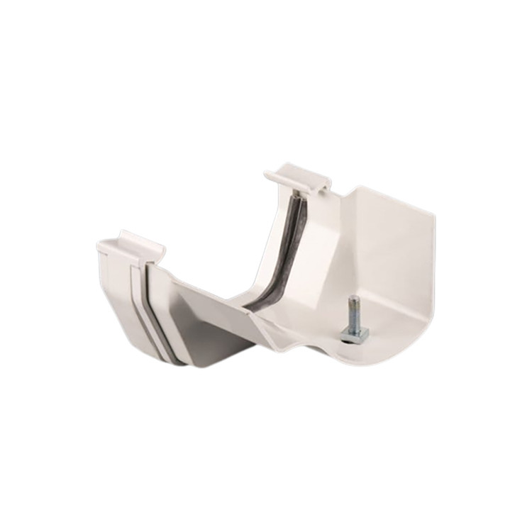 Brett Martin Plastic Guttering Square Style To Ogee Adaptor RH 114mm - White