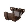 Brett Martin Plastic Guttering Square Style Union Bracket 114mm - Brown
