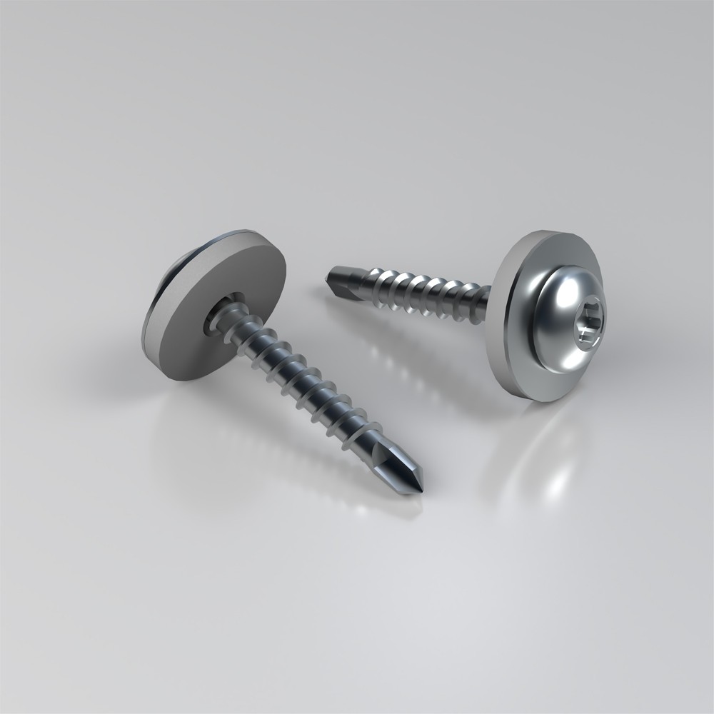 Poly X Modular Polycarbonate Roof Sheet Fixings (Pack of 50)