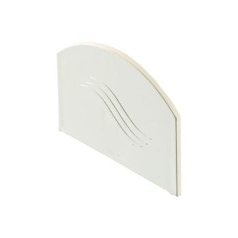 Corotherm Polycarbonate Glazing Bar End Cap White Landscaping