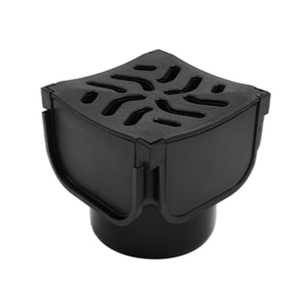 Polydrain A15 Shallow Flow Channel Drain Quad Box Corner Unit