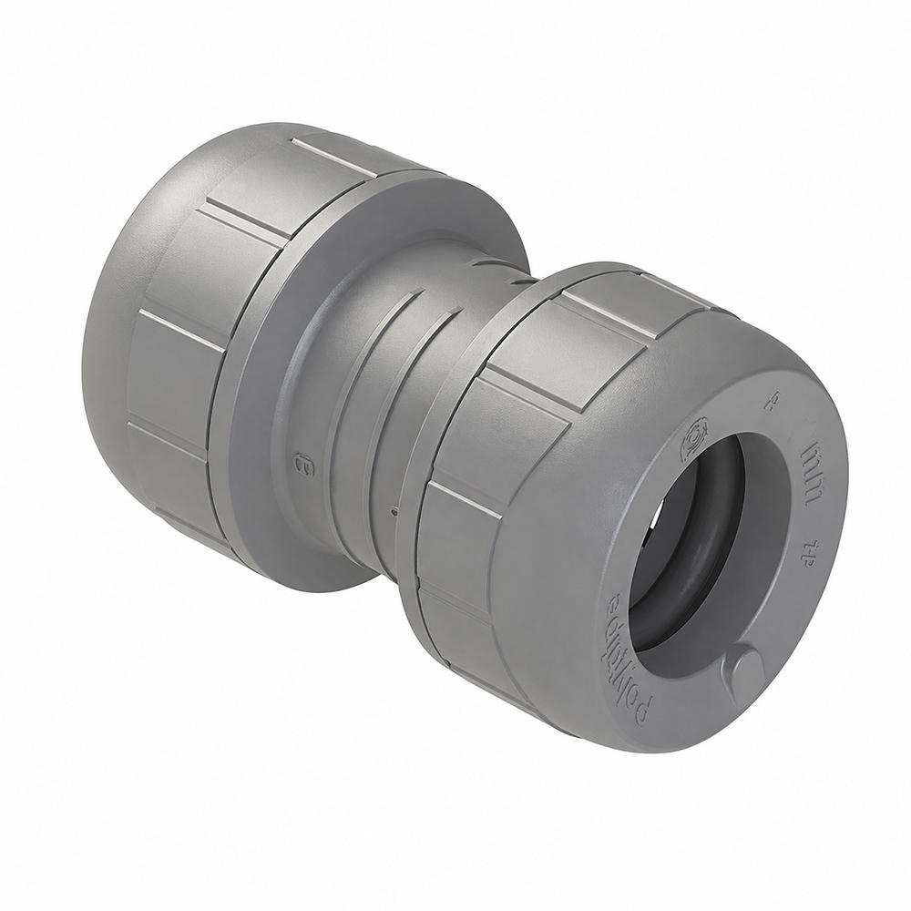Polyplumb Plastic Straight Coupler