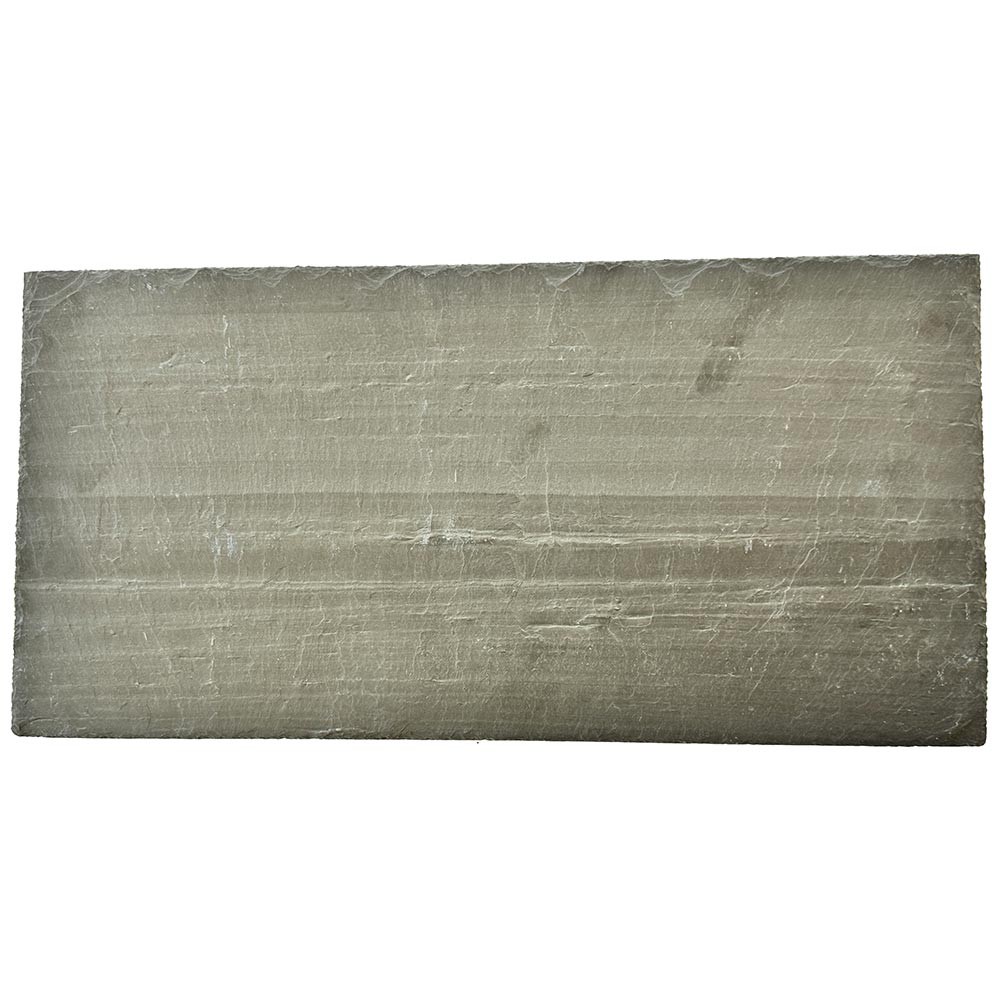 Predannack Mid Grey Unholed First Quality Spanish Natural Slate Roof Tile - 500mm x 375mm