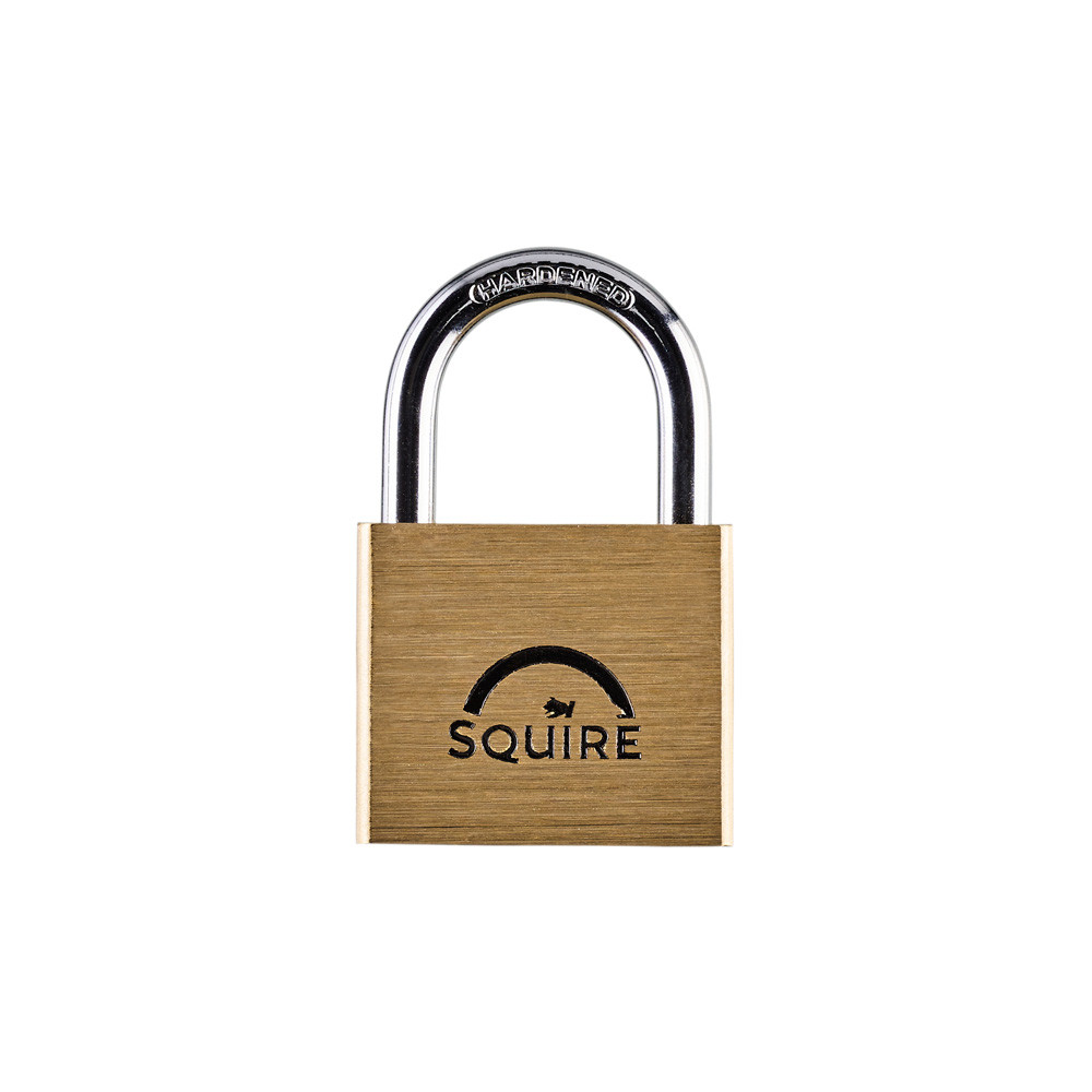 Premium Brass Double Locking Padlock with Steel Shackle & Two Keys