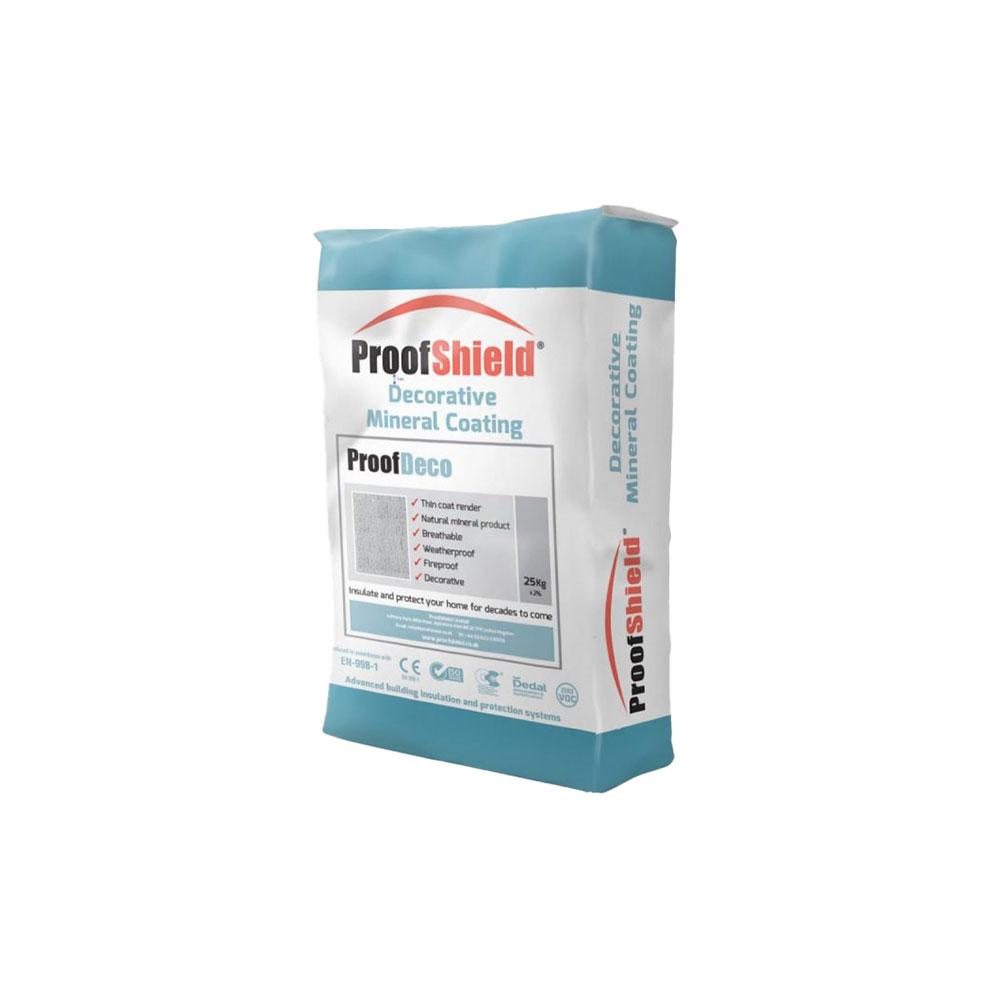 ProofDeco Breathable Mineral Render Skim Coat - 25kg Bag