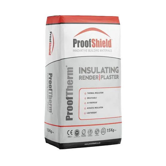 ProofTherm Breathable Lightweight Insulation Render & Plaster - 15kg ...