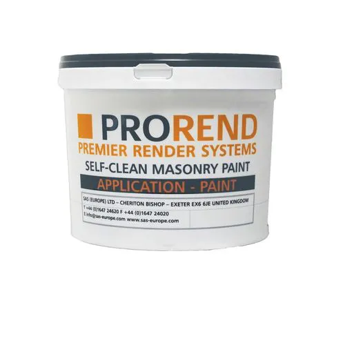 Prorend ProRend Self Clean Masonry Paint 10L - White | Roofing Superstore®