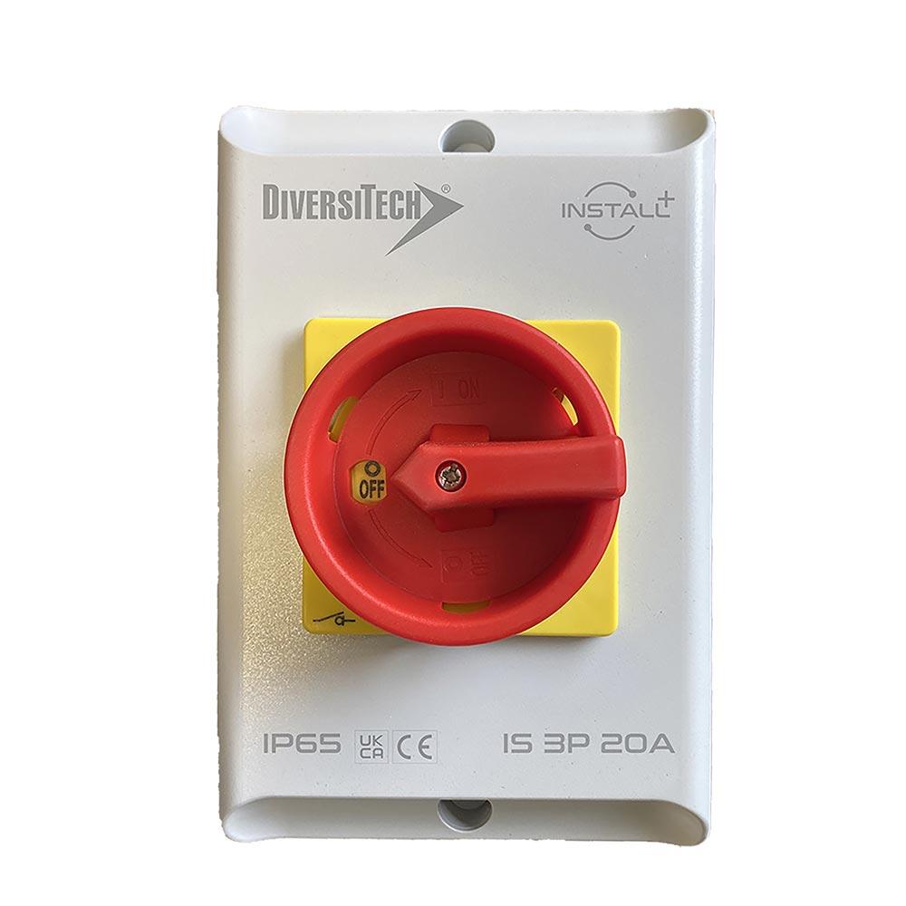 Pump House Small 3 Pole Rotary Enclosed Isolator Switch | Plumbing ...