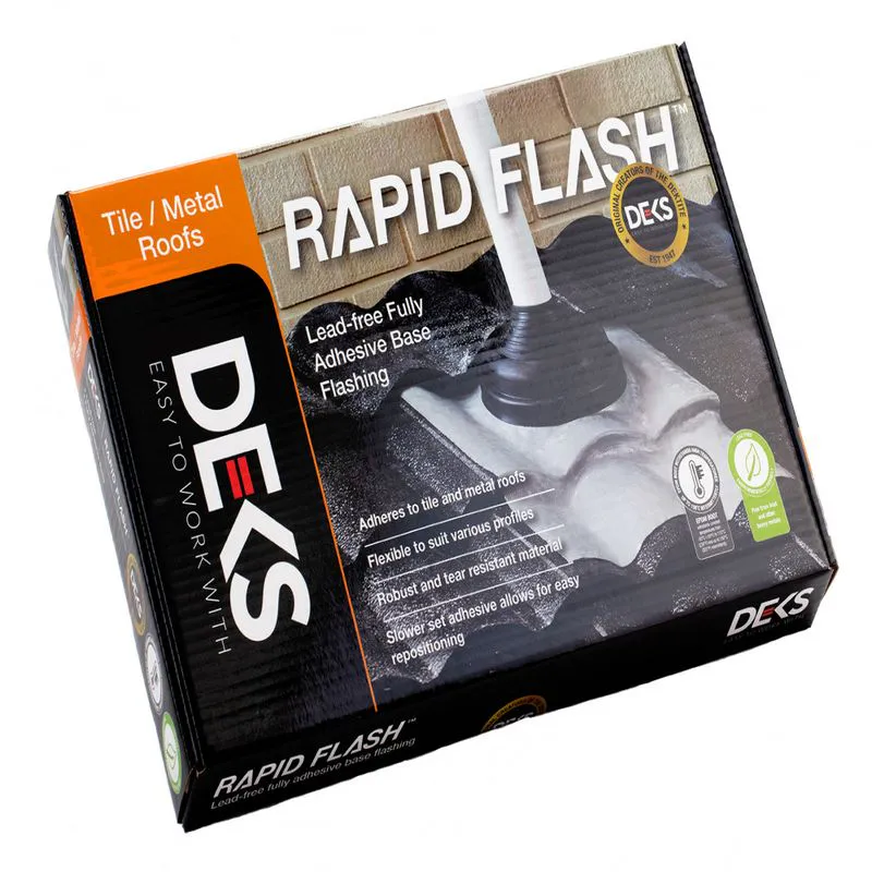 Deks Kit DEKS Rapid Flash EPDM Pipe Flashing for Metal & Tiled Roofs | Plumbing ...