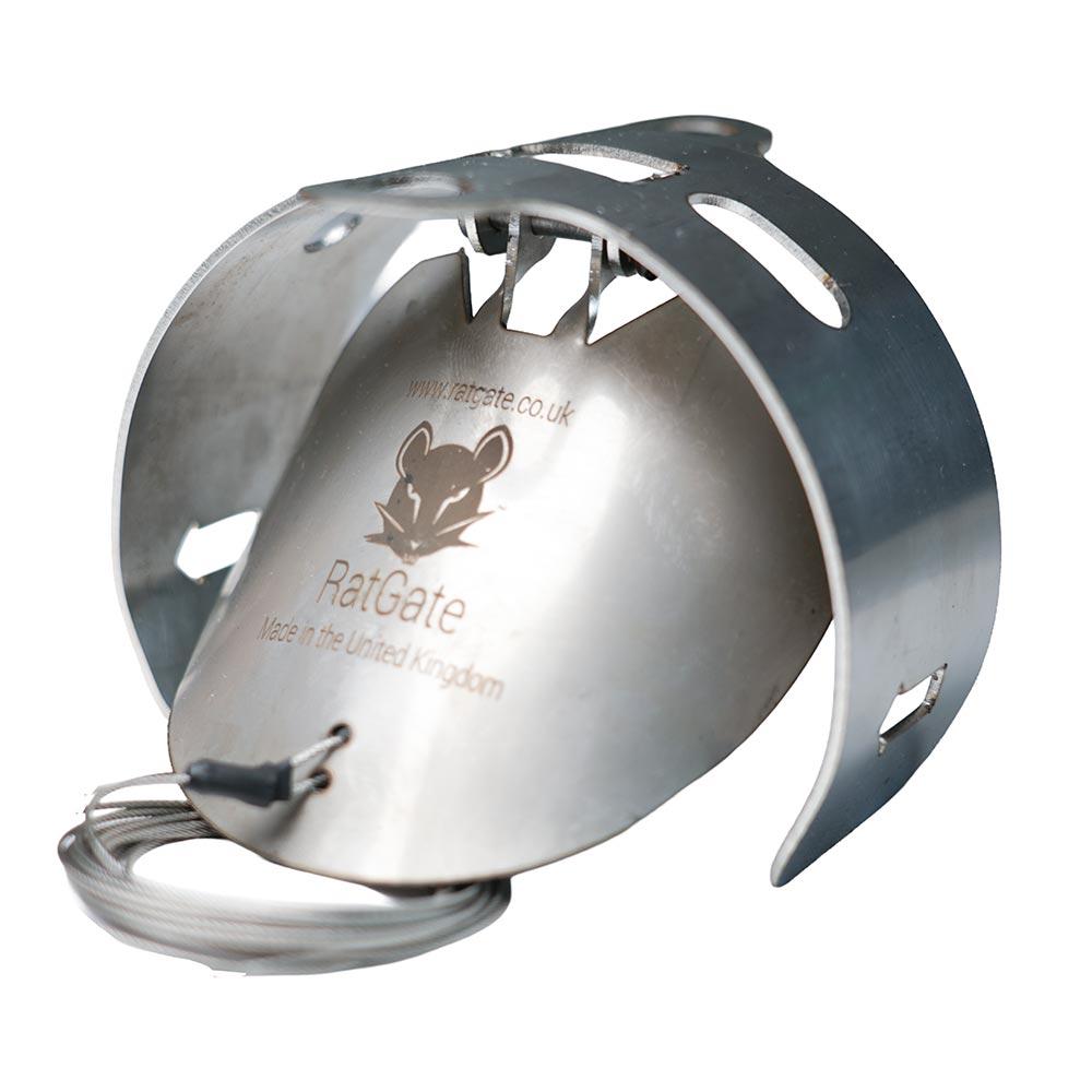 RatGate Slimline Stainless Steel Rodent Prevention System - 4 Inch