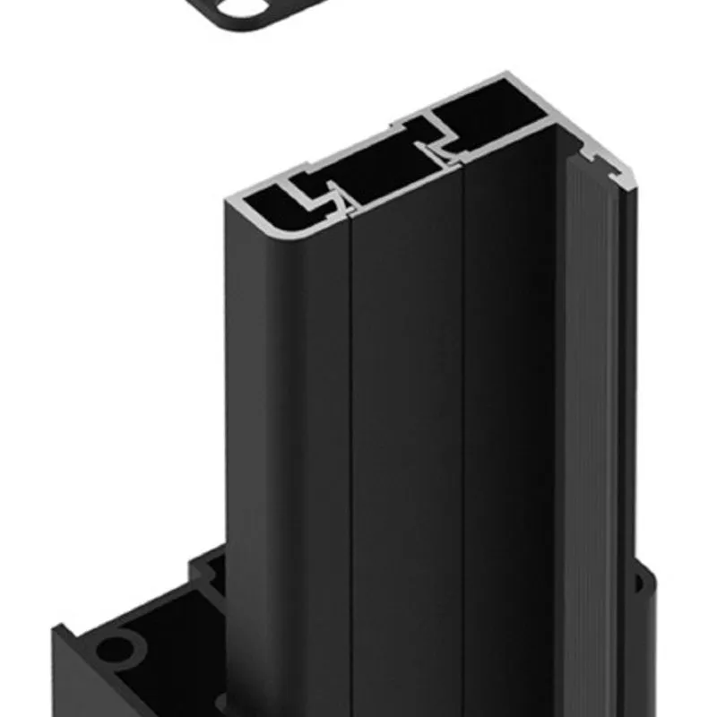 Reciever Posts Fully Finished Aluminium Surface/Sunken Pedestrian Gate Receiver Post ...