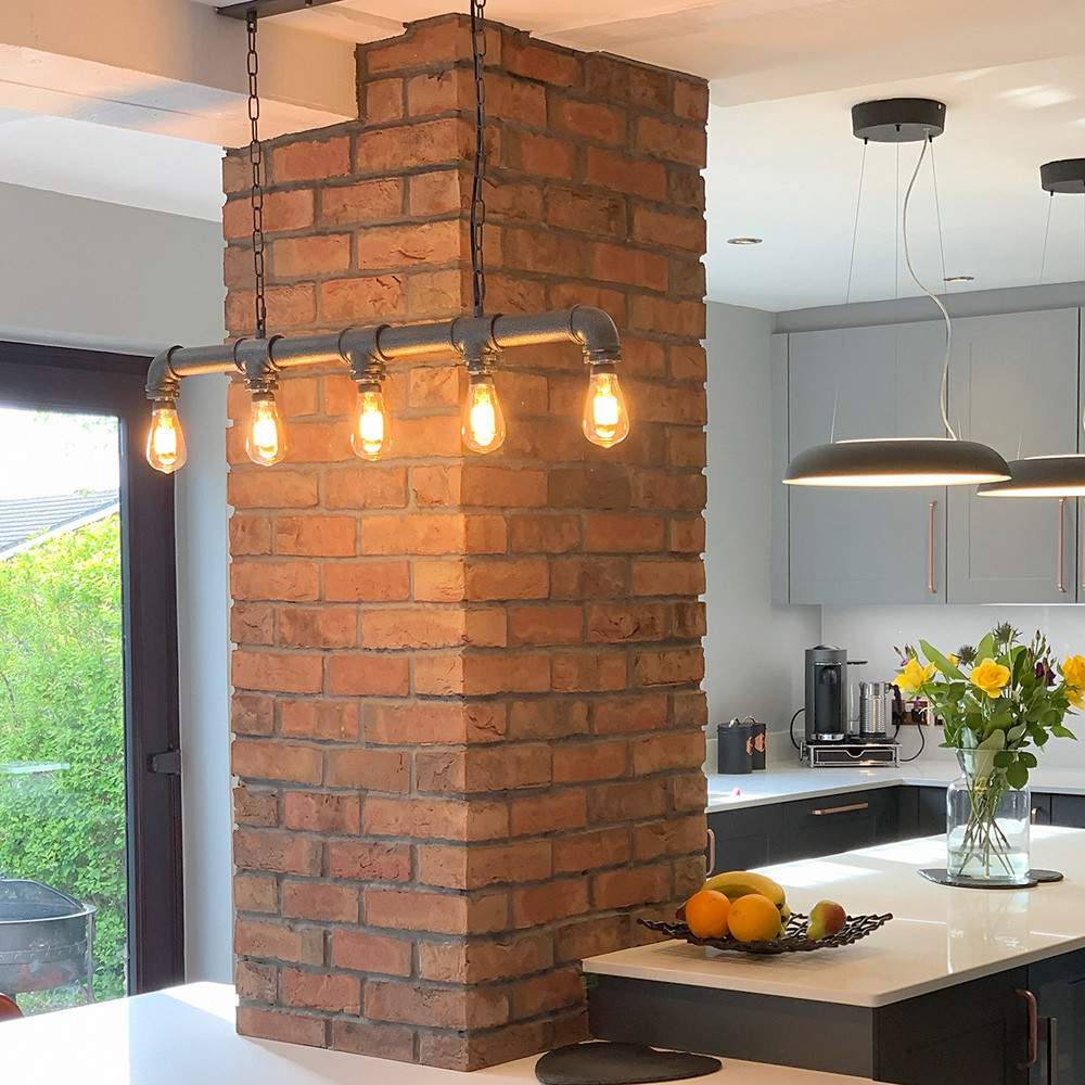 The Brick Tile Company Red Blend 20 Textu Brick Slip Wall & Floor Tile - Sample Clay Brick