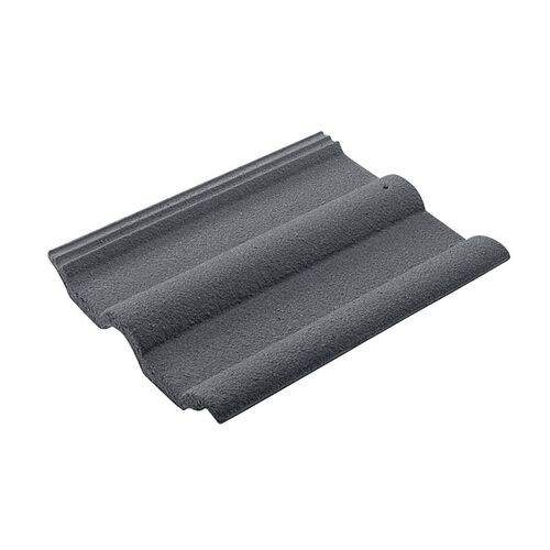 Redland 50 Double Roman Concrete Interlocking Half Tile - Slate Grey