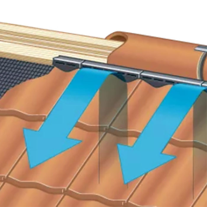 DryVent Ridge Pack for 50 Double Roman Tile - 2.7m