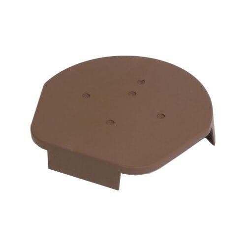 Redland Westminster Slate Clay Half Round Ridge End Cap