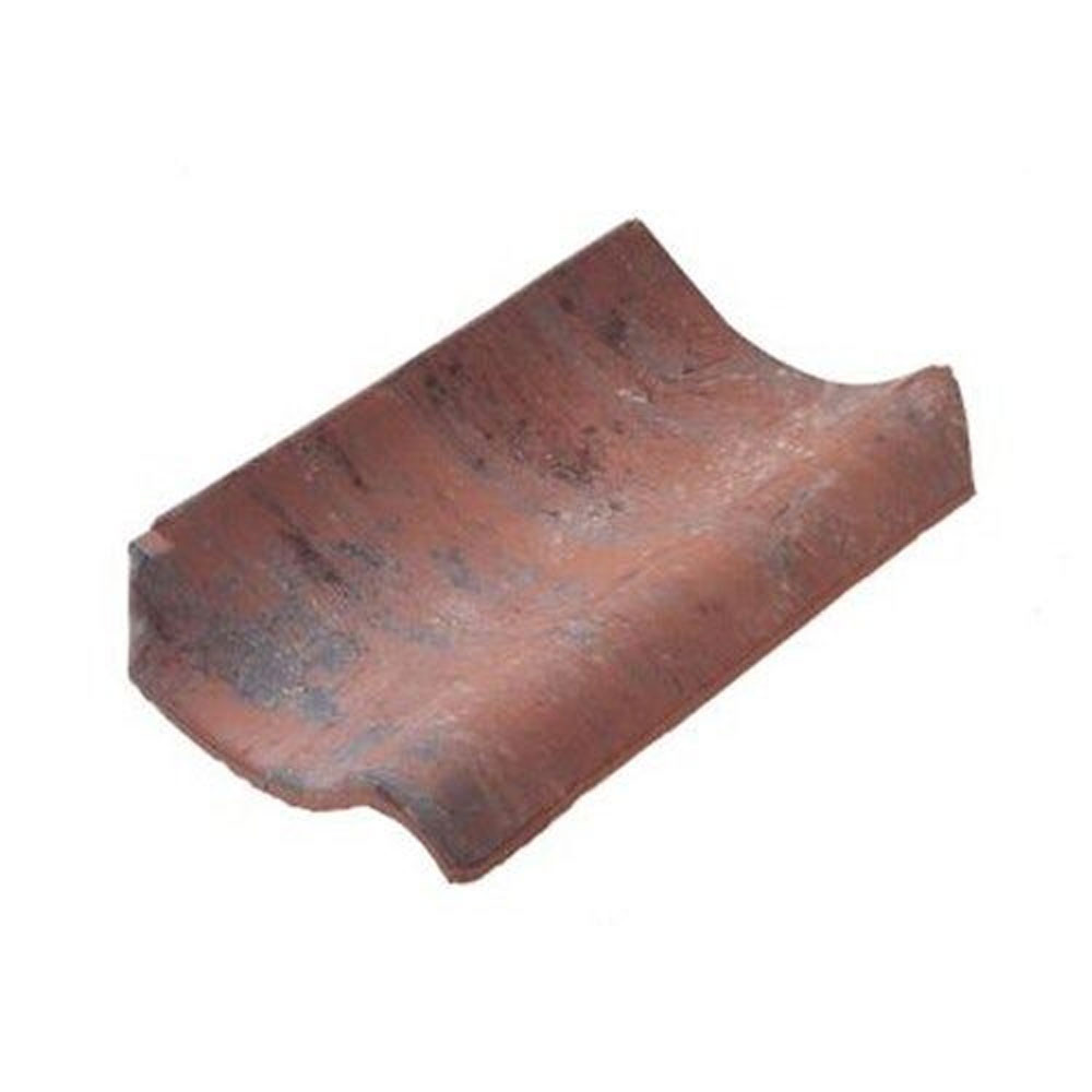 redland old hollow clay roof pantile weathered vintage red