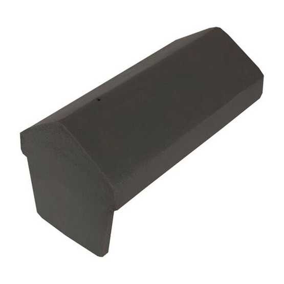 Grey Universal Ridge Redland Universal Angle Block End Ridge - Slate Grey | Roofing Superstore®
