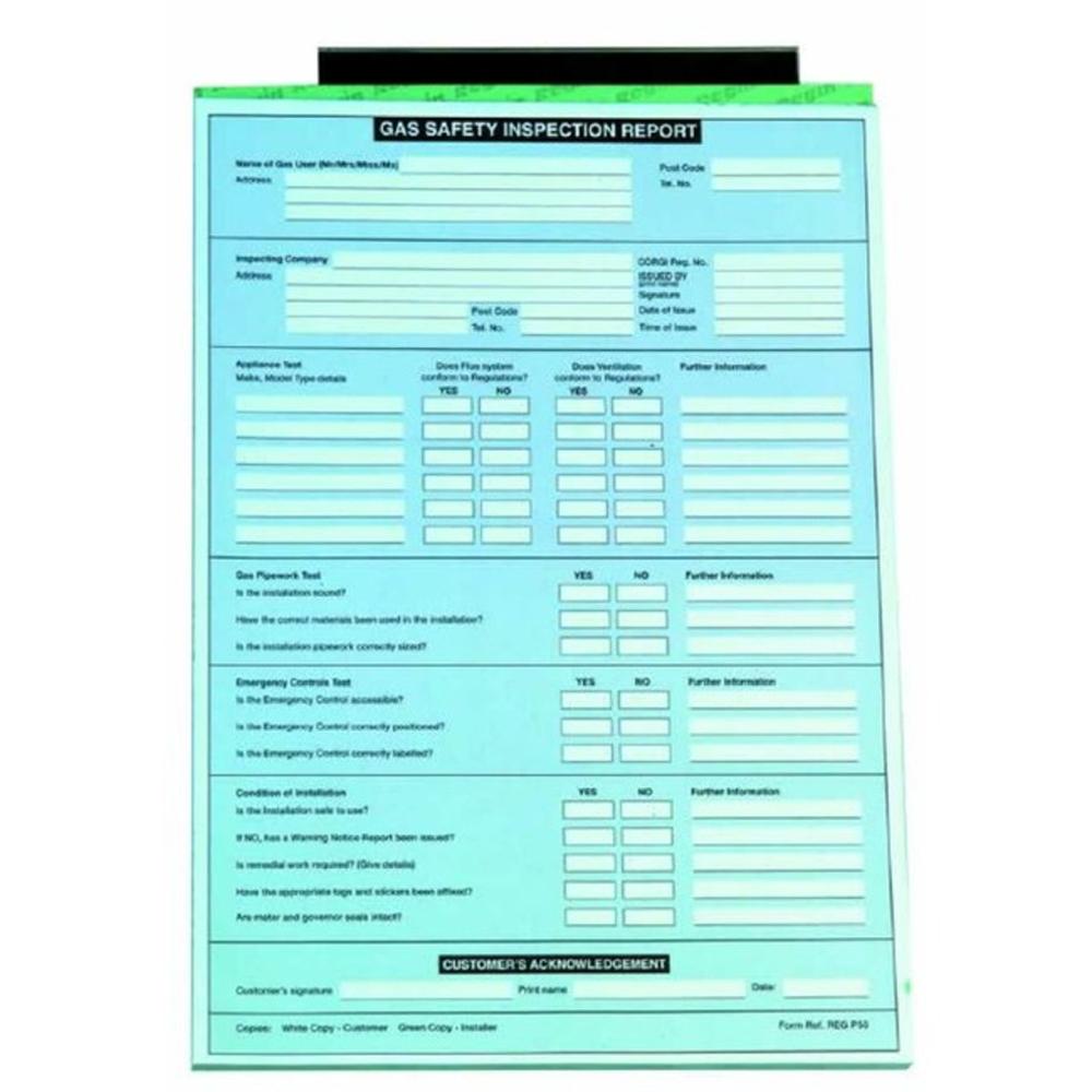 Regin REGP50 Gas Safety Inspection Pad