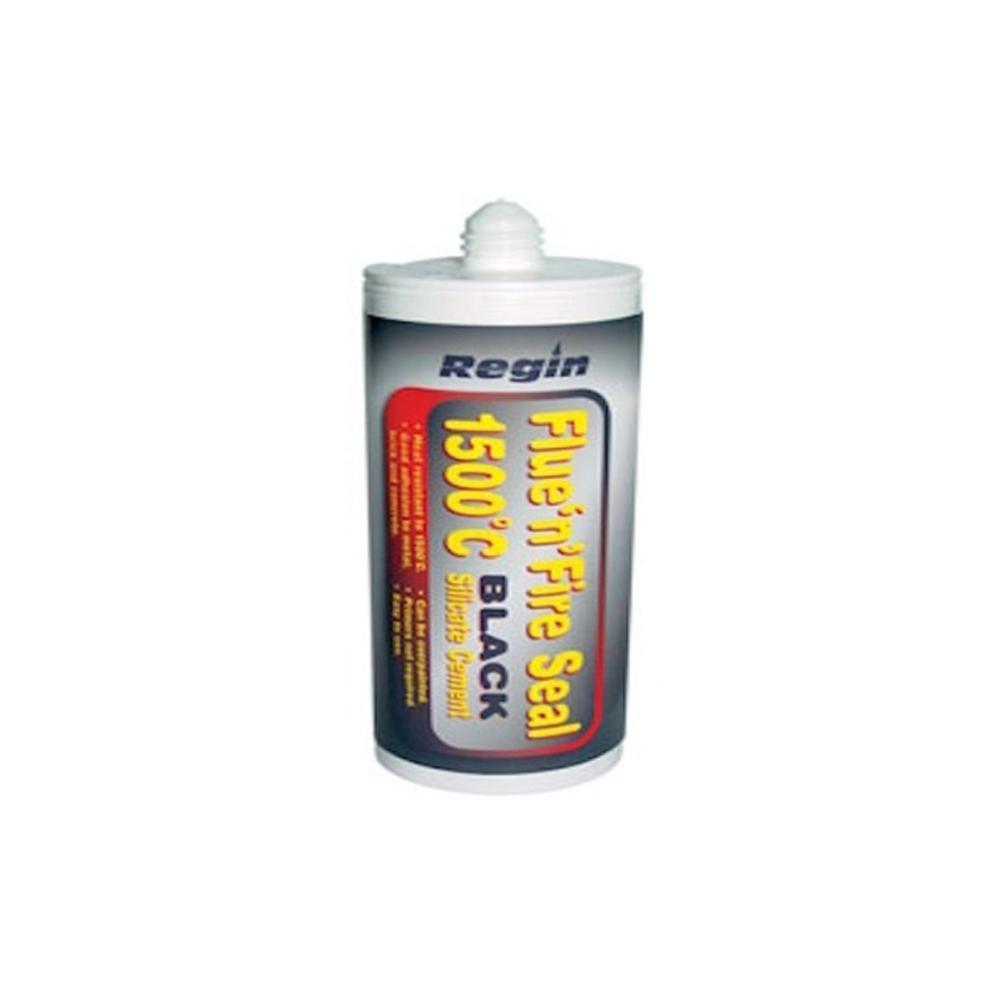 Regin REGZ32 Flue 'N' Fire Seal 1500Deg C Silicate Cement - Black