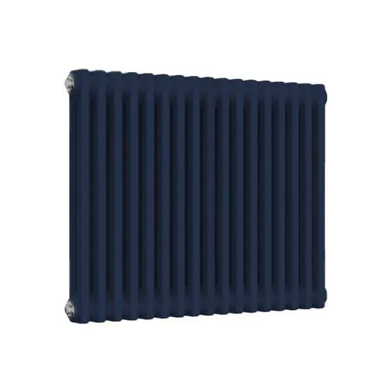 Blue Dual Radiator Reina Colona 2 Column RAL 5003 Dark Sapphire Blue Horizontal Radiator ...