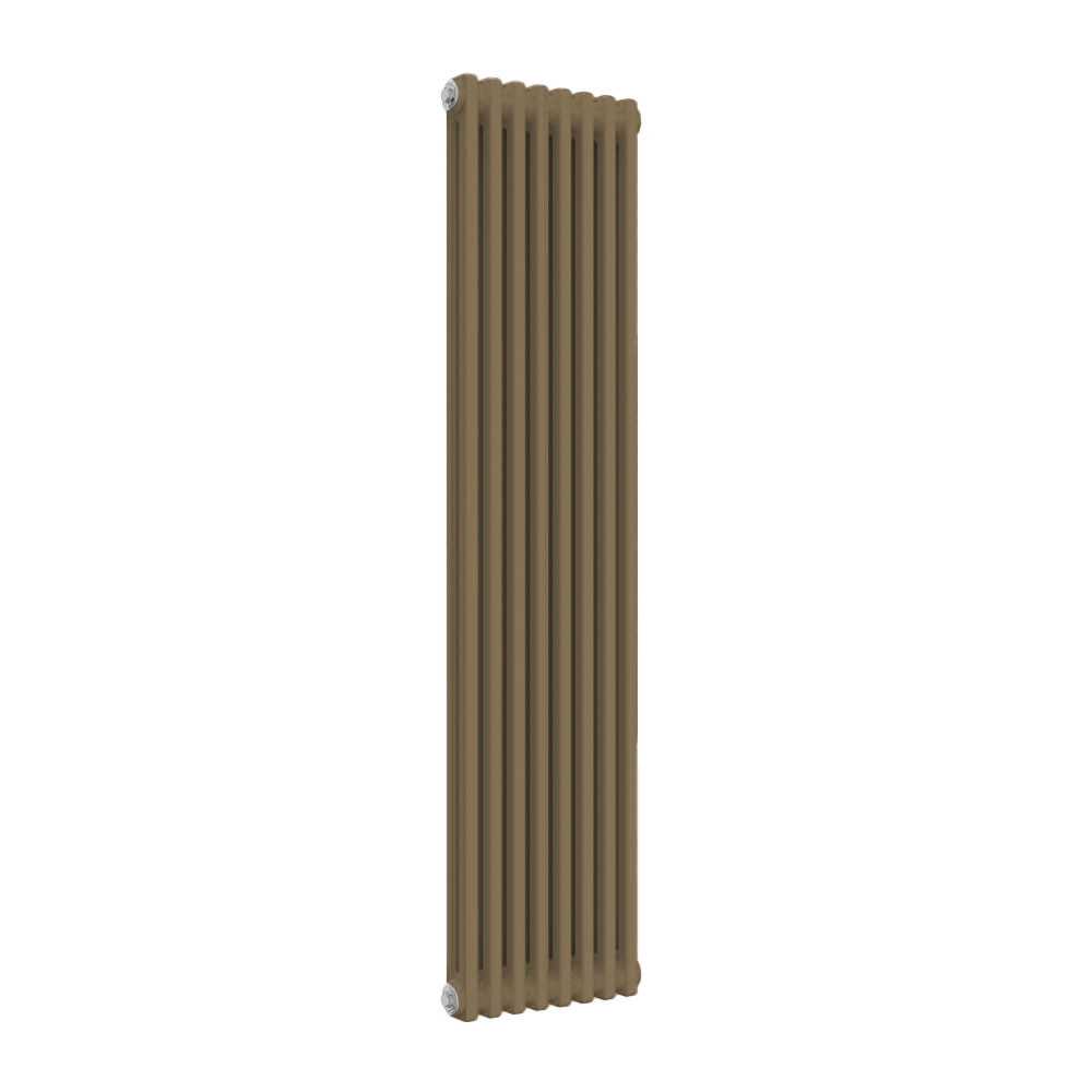Reina Colona 2 Column RAL 1001 Pale Beige Designer Vertical Radiator ...