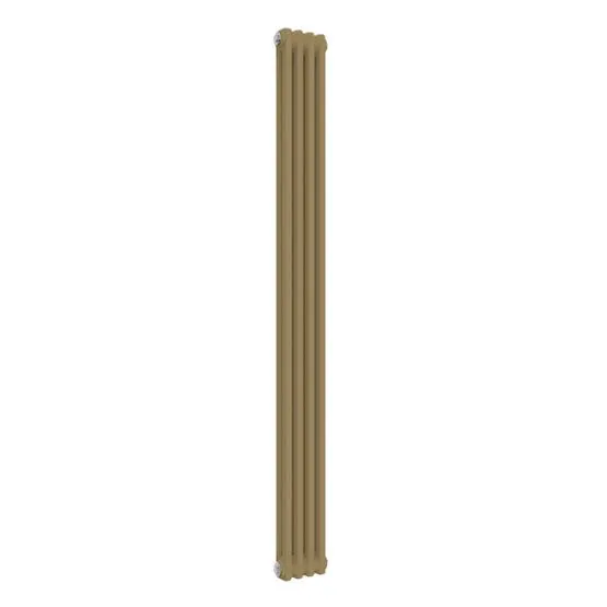 Reina Colona 2 Column RAL 1036 Pearl Gold Designer Vertical Radiator ...