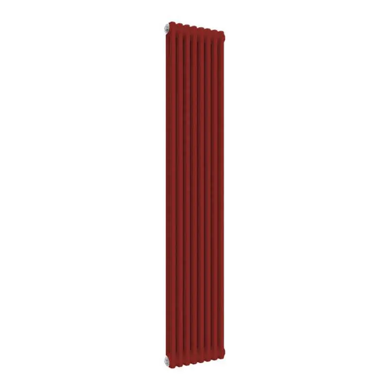 Column Radiators Ral Reina Colona 2 Column RAL 3000 Flame Red Designer Vertical Radiator ...