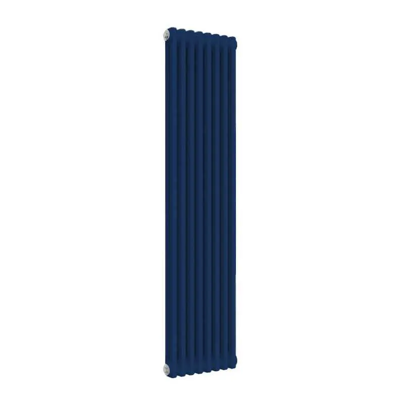 Signal Radiator Reina Colona 2 Column RAL 5005 Signal Blue Designer Vertical Radiator ...