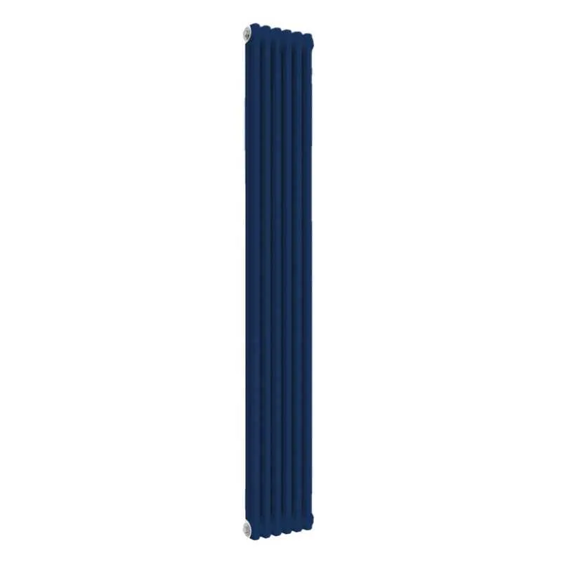 Signal Radiator Reina Colona 2 Column RAL 5005 Signal Blue Designer Vertical Radiator ...