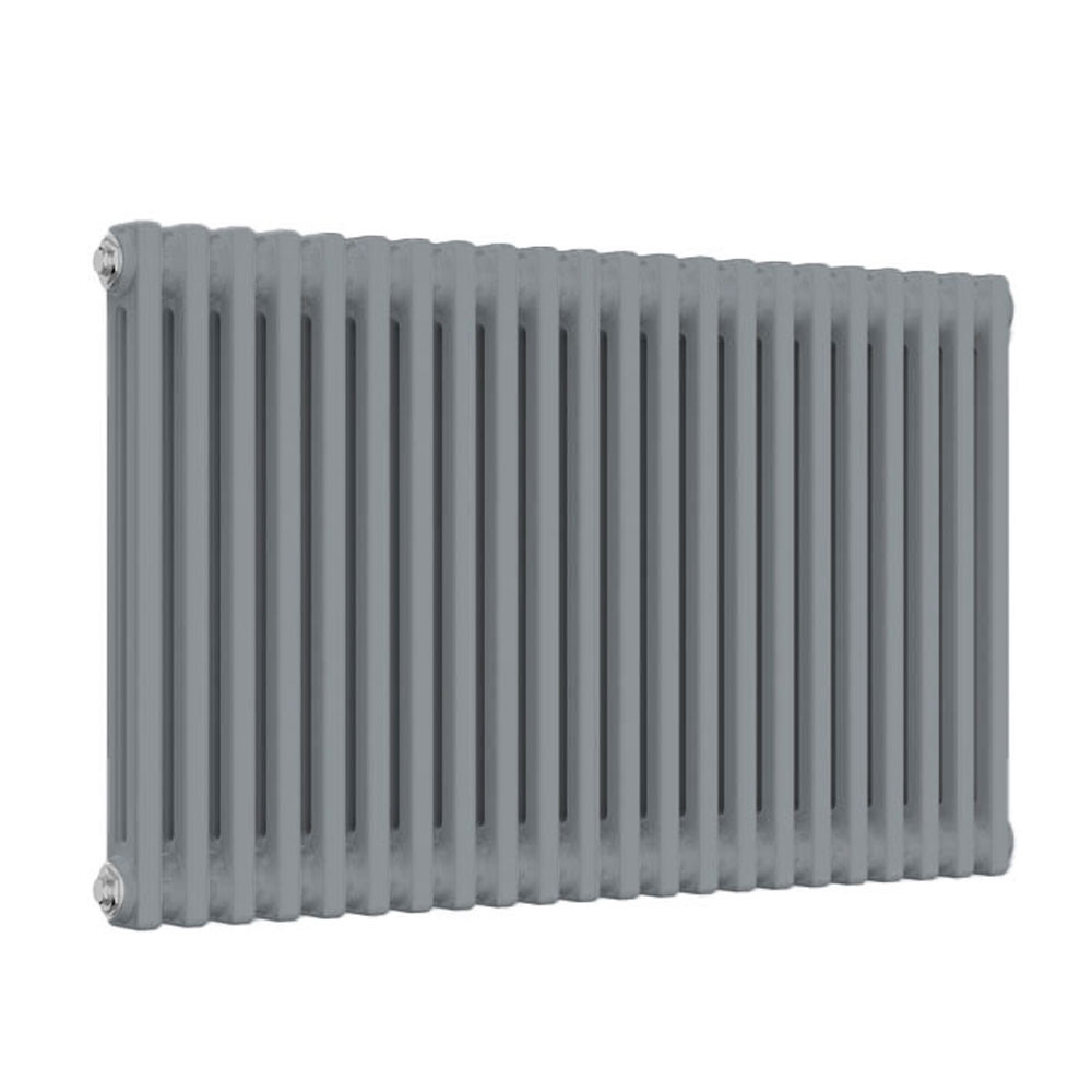 Reina Colona 2 Column RAL 7040 Window Grey Horizontal Radiator - 600mm ...