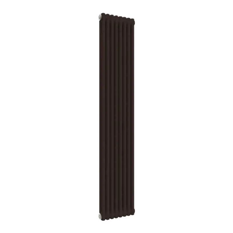 Column Radiators Ral Reina Colona 2 Column RAL 8017 Chocolate Brown Designer Vertical ...