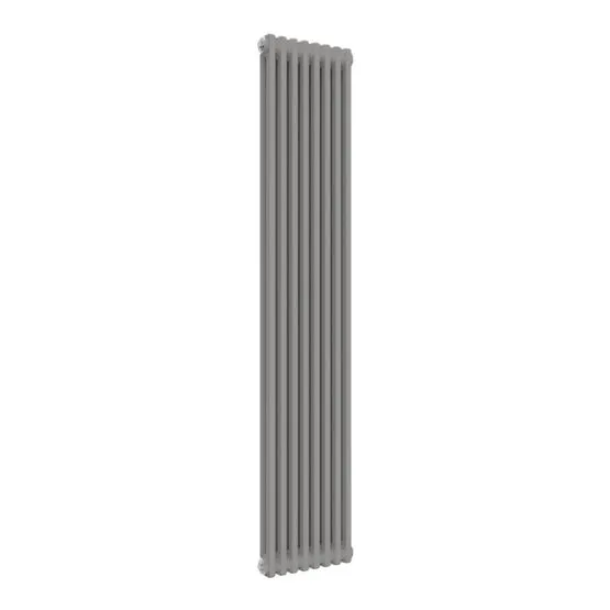 Ral 7006 Radiator Reina Colona 2 Column RAL 9006 White Aluminium Designer Vertical ...