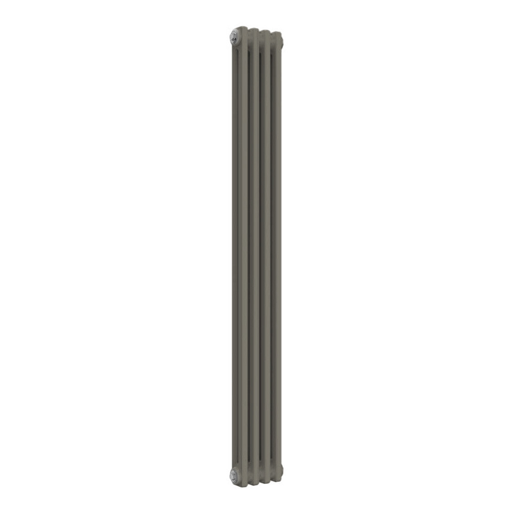 Reina Colona 2 Column RAL 7030 Stone Grey Designer Vertical Radiator ...