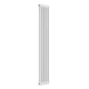 Reina Colona 2 Column White Designer Vertical Radiator - 1800mm x 290mm