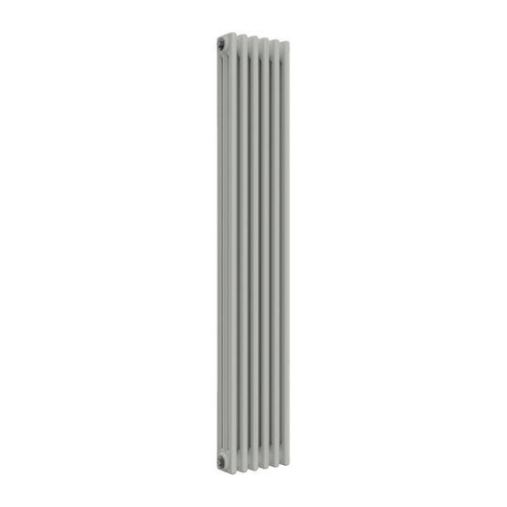 Reina Colona 3 Column RAL 7035 Pale Grey Designer Vertical Radiator ...