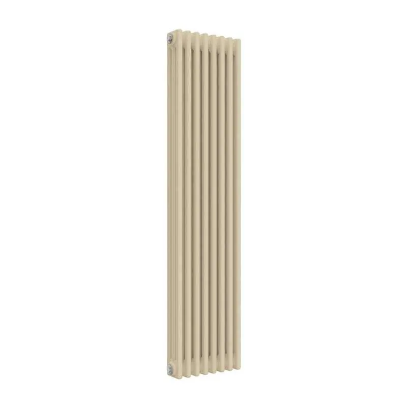 Column Radiators Ral Reina Colona 3 Column RAL 1015 Light Ivory Designer Vertical Radiator ...