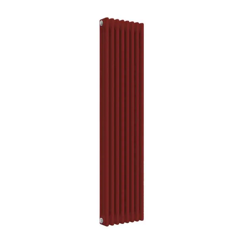 Signal Radiator Reina Colona 3 Column RAL 3001 Signal Red Designer Vertical Radiator ...
