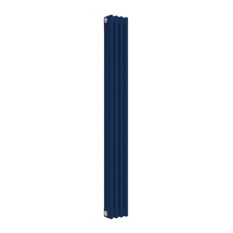 Signal Radiator Reina Colona 3 Column RAL 5005 Signal Blue Designer Vertical Radiator ...