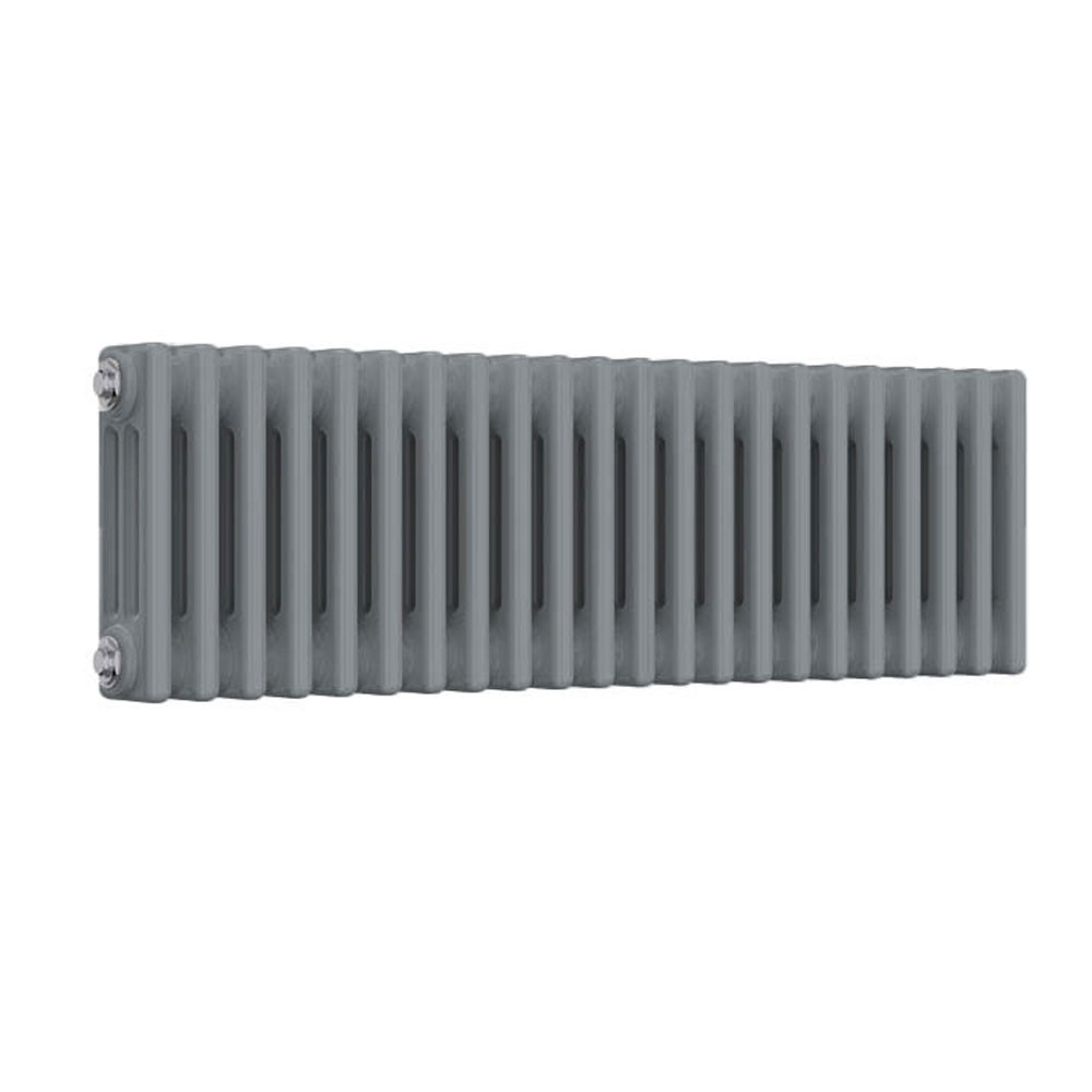 Reina Colona 3 Column RAL 7040 Window Grey Horizontal Radiator - 300mm ...