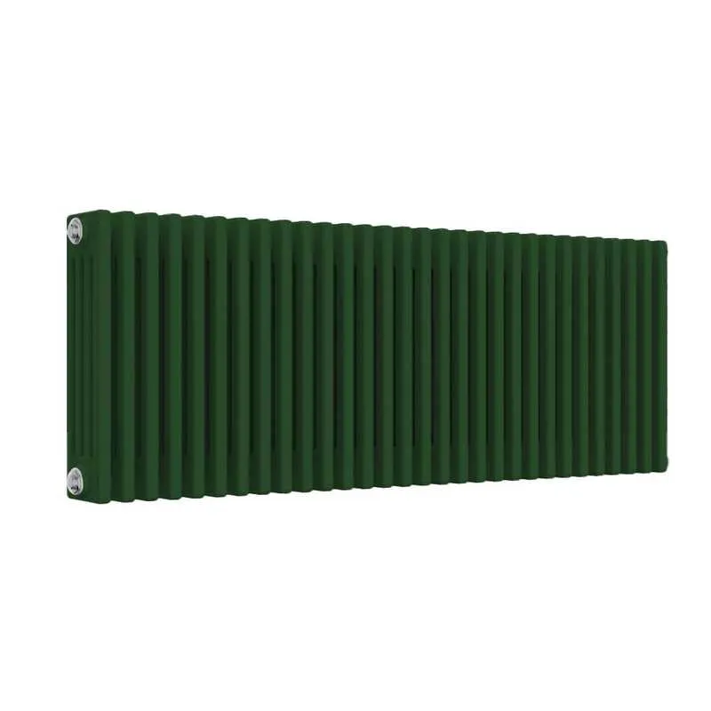 Green Column Radiator Reina Colona 4 Column RAL 6029 Mint Green Horizontal Radiator - 500mm x ...