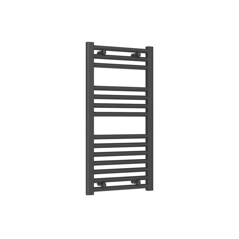 Diva Anthracite Reina Flat Heated Towel Rail - 800Mm X 400Mm