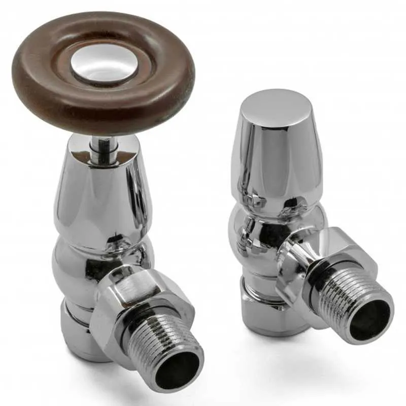 Reina Radiator Key Reina Surrey Angled Radiator Valve Chrome | clickbasin®