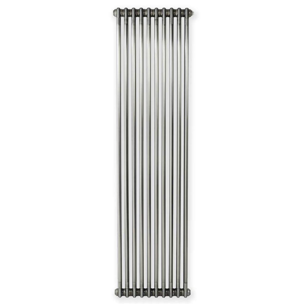 Revive 2 Column Raw Metal Lacquered Vertical Radiator - 2000mm x 490mm ...